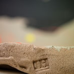 John Higgins at work in his studio 2018